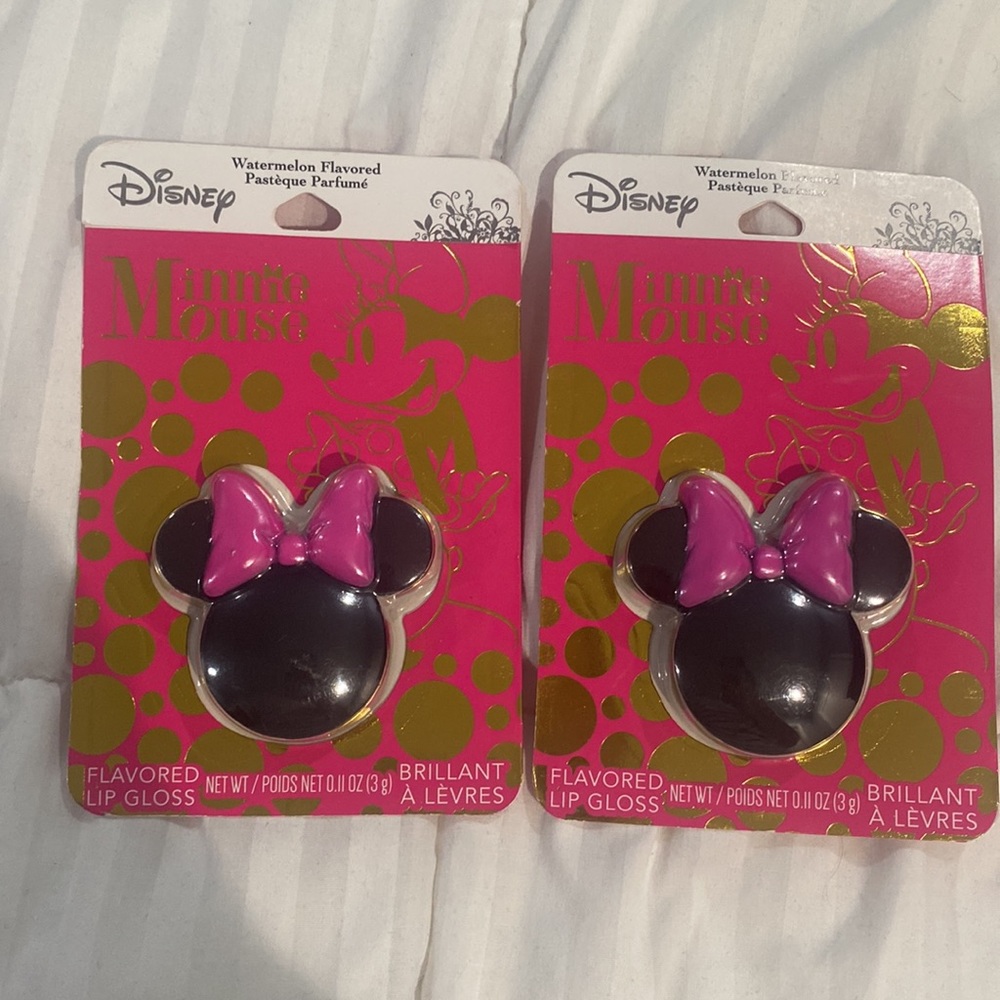 Minnie Mouse flavored lip gloss